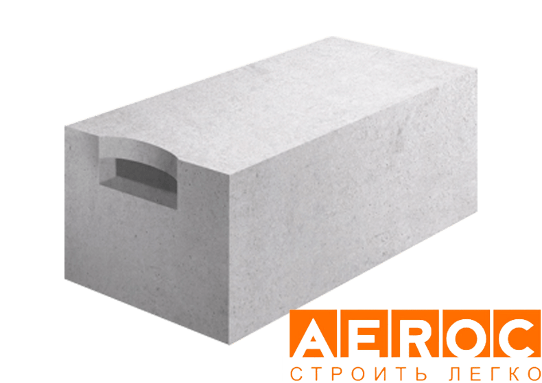 Газобетон Aeroc D500 100х250х625 мм